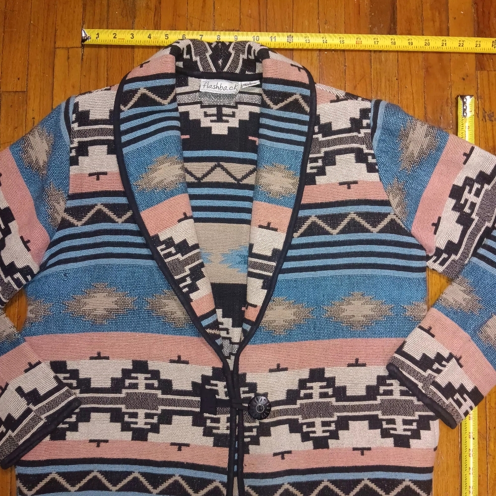 Flashback Tribal Patterned Blazer - Picture 3 of 5